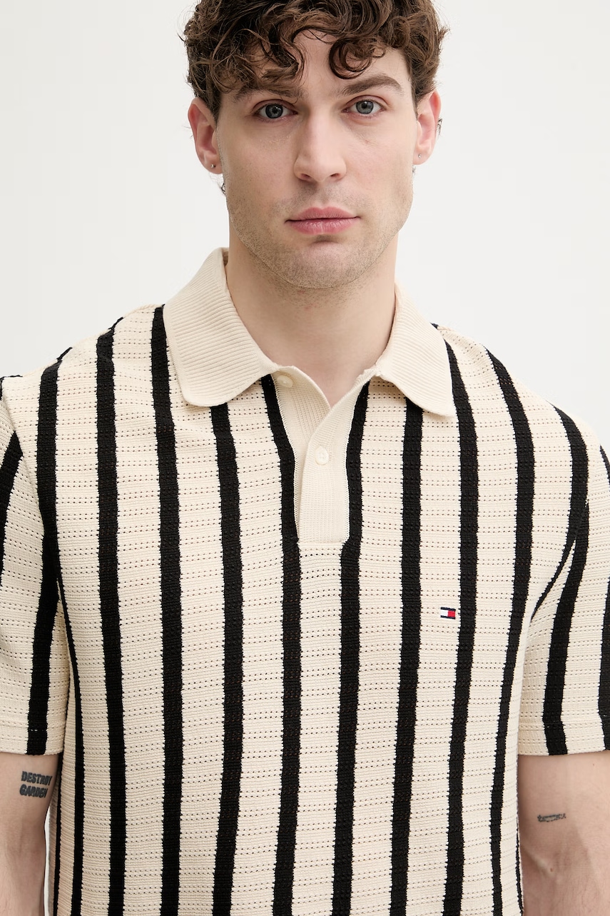 Tommy Hilfiger polo tričko pánske bavlnené