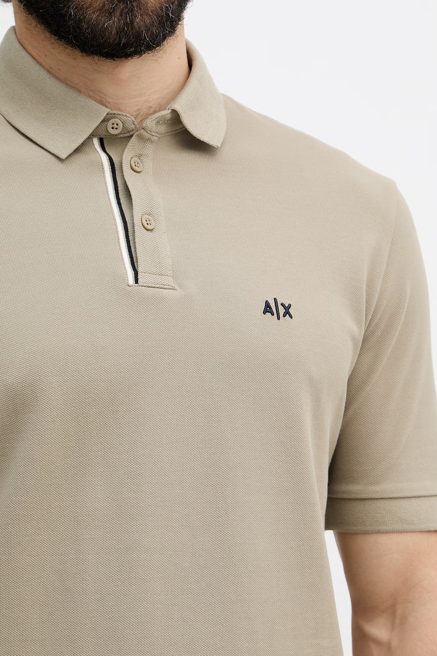 Armani Exchange polo tričko pánske bavlnené