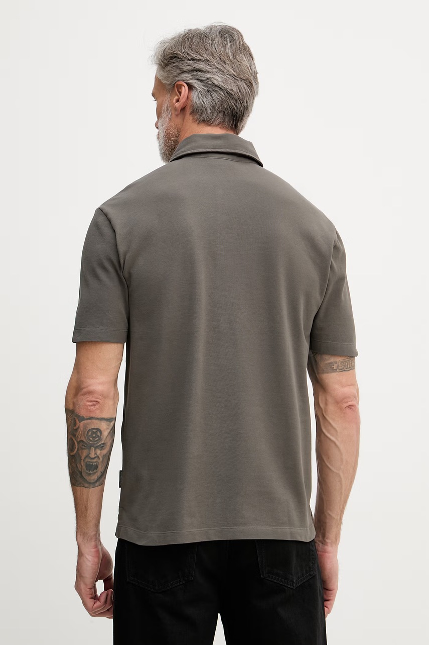 Armani Exchange polo tričko pánske bavlnené