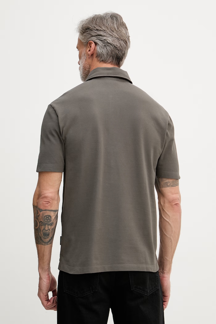 Armani Exchange polo tričko pánske bavlnené