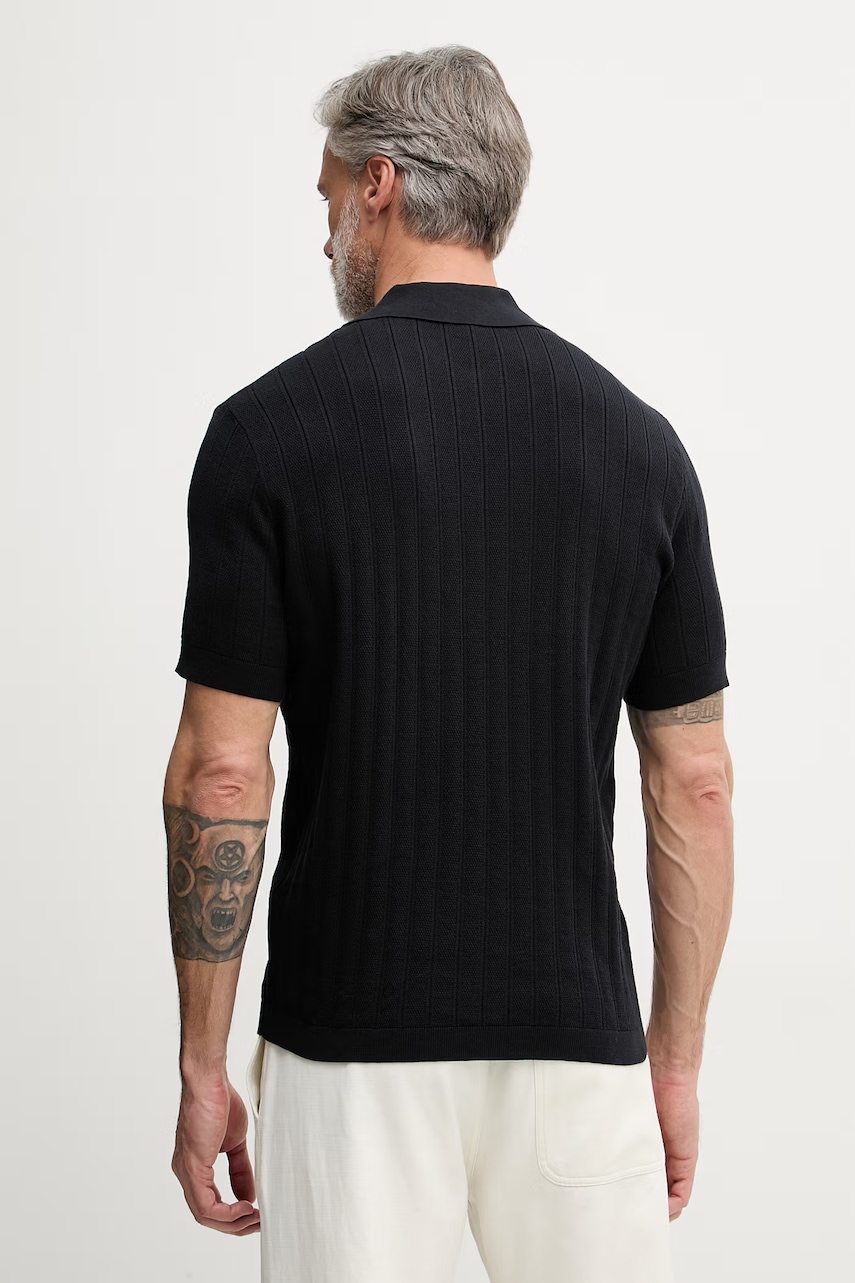 Armani Exchange polo tričko pánske bavlnené