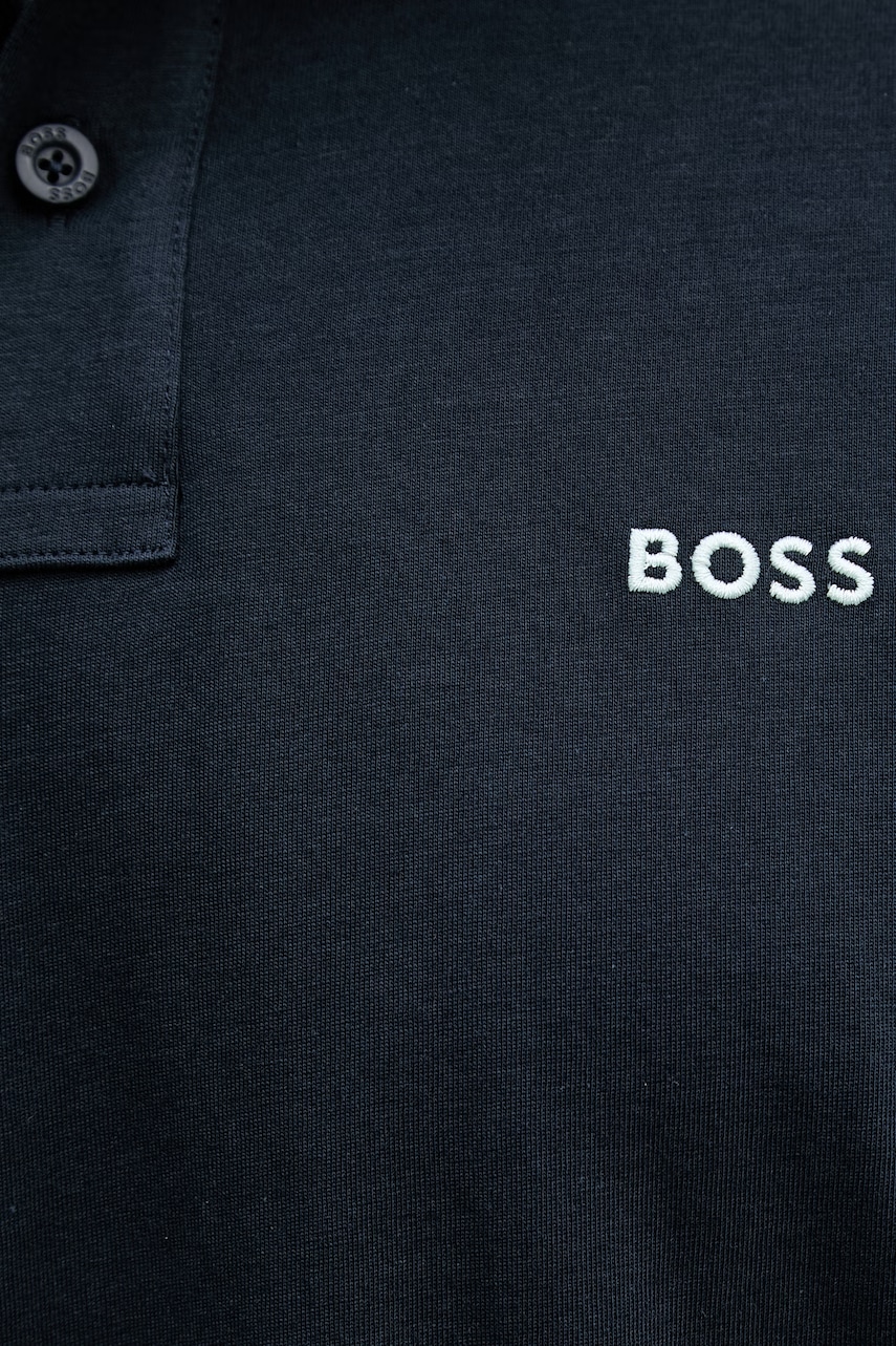 BOSS Orange polo tričko pánske bavlnené