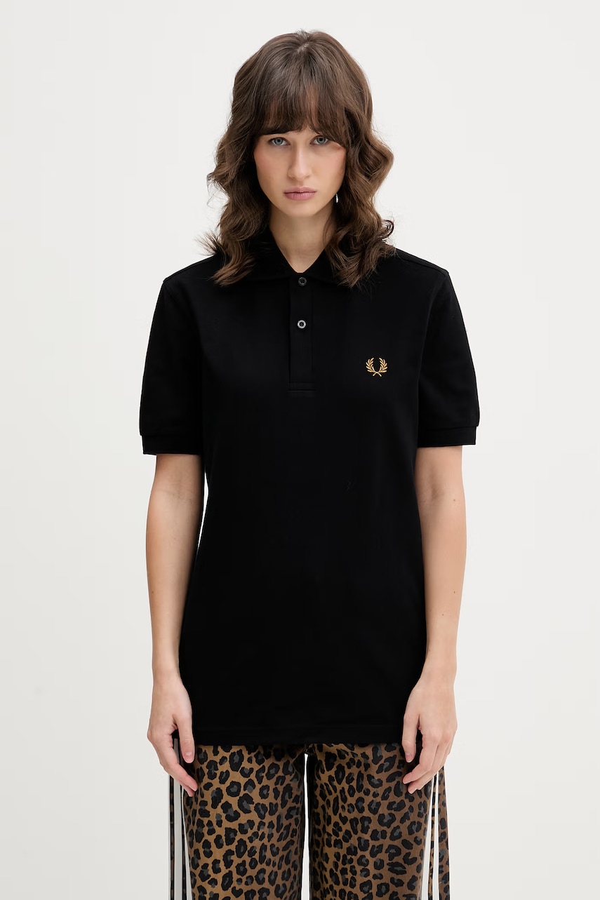 Βαμβακερό μπλουζάκι πόλο Fred Perry