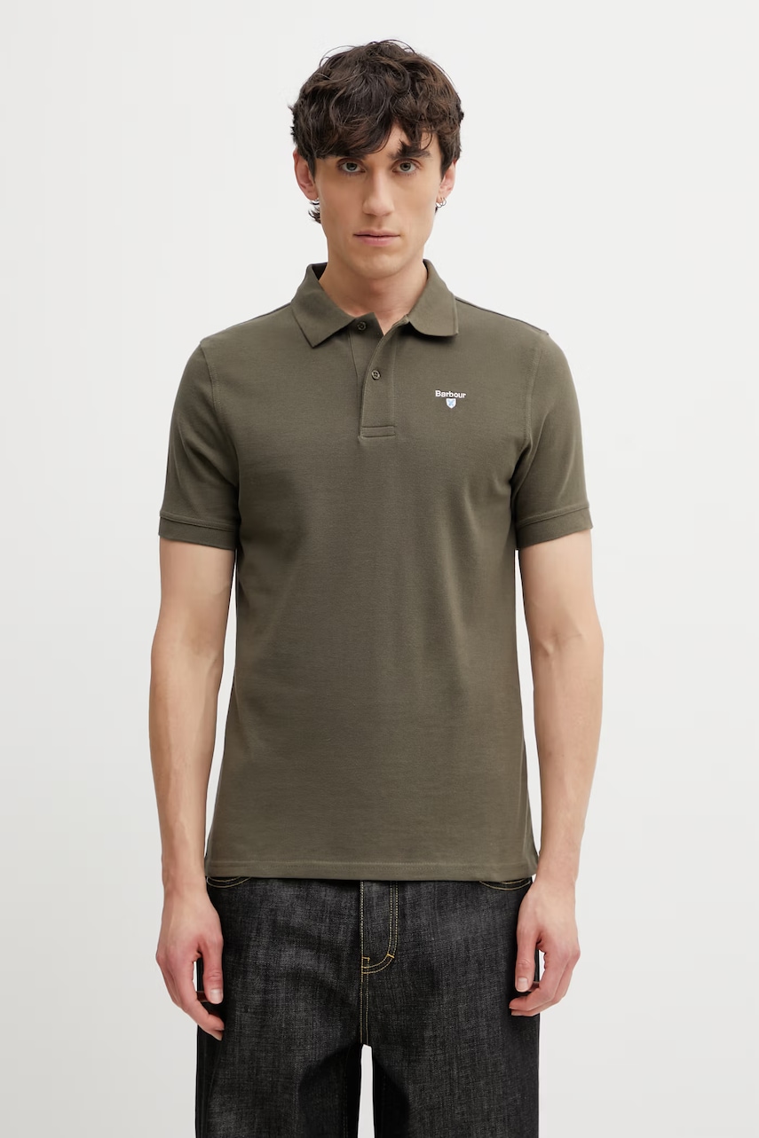 Barbour MML0358OL71 polo bawełniane męskie