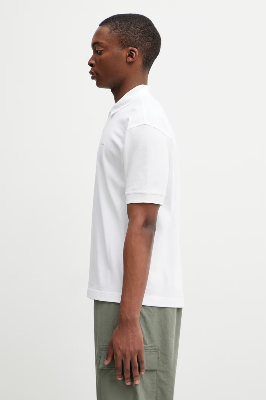 Barbour MML1469WH11 polo bawełniane męskie (zdjęcie 2)