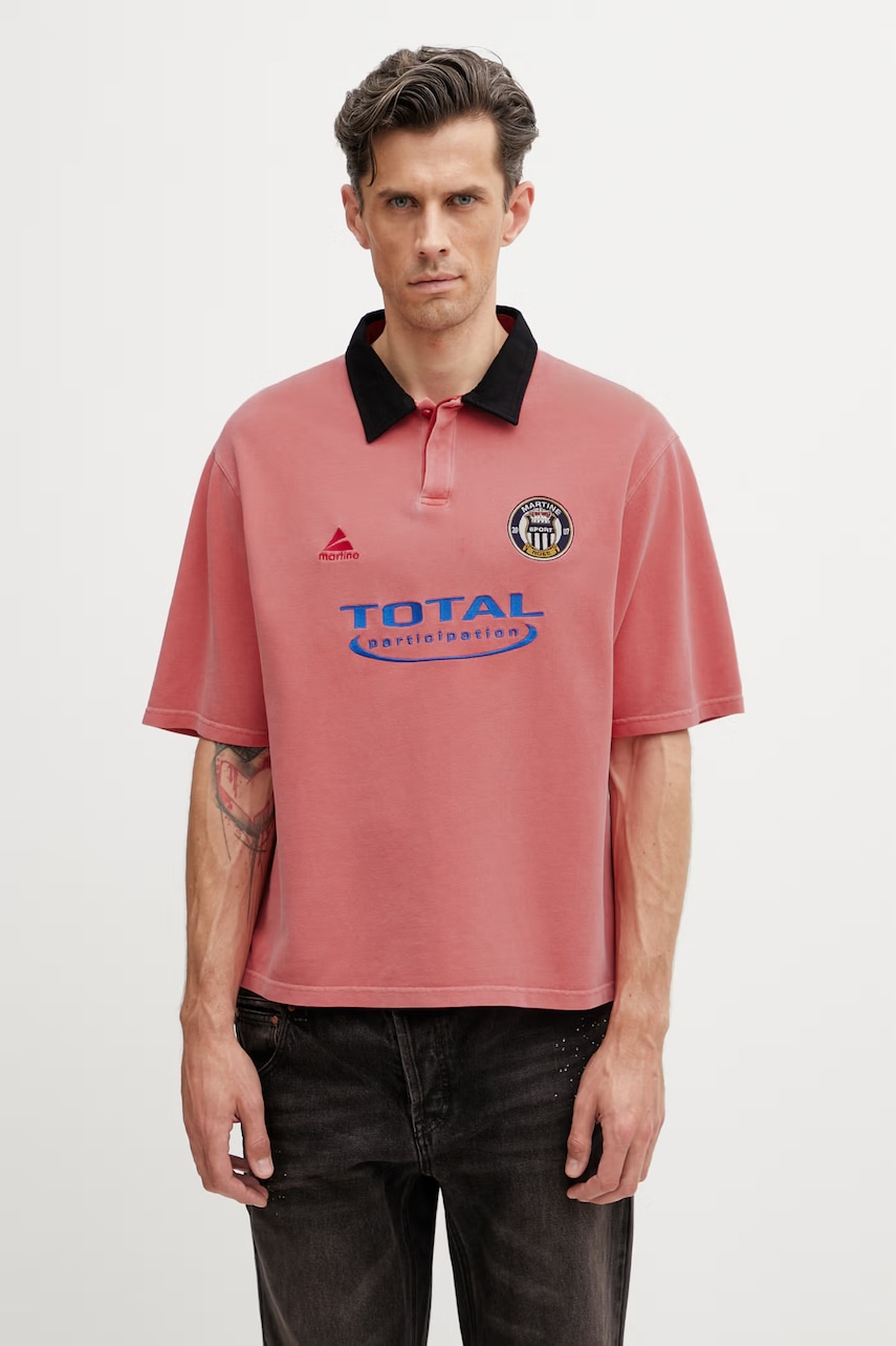 Martine Rose polo męskie bawełniane