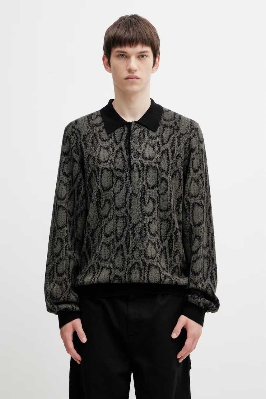 Carhartt WIP L/S Snake Polo sweter męski