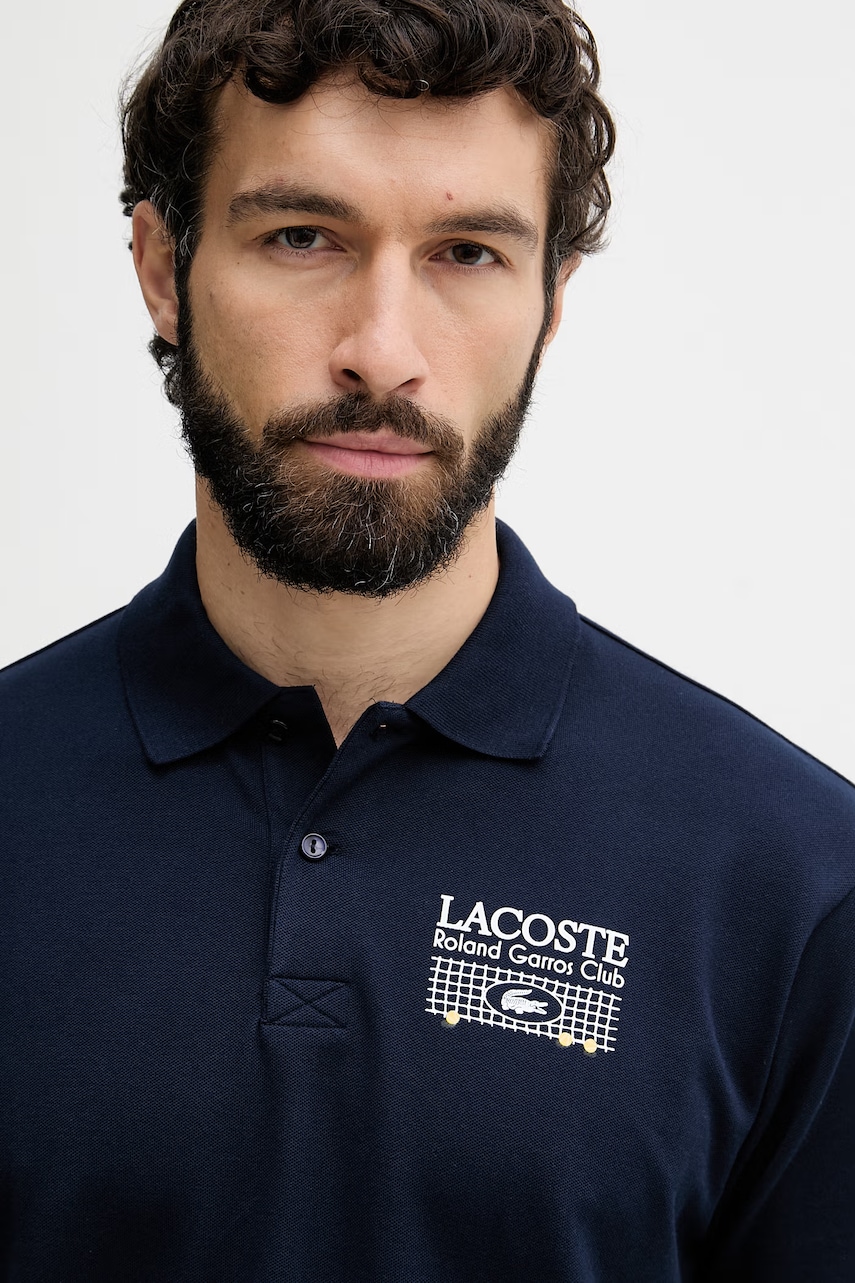 Lacoste polo tričko pánske bavlnené s elastanom