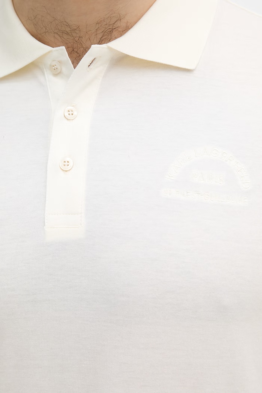 Karl Lagerfeld polo tričko pánske bavlnené