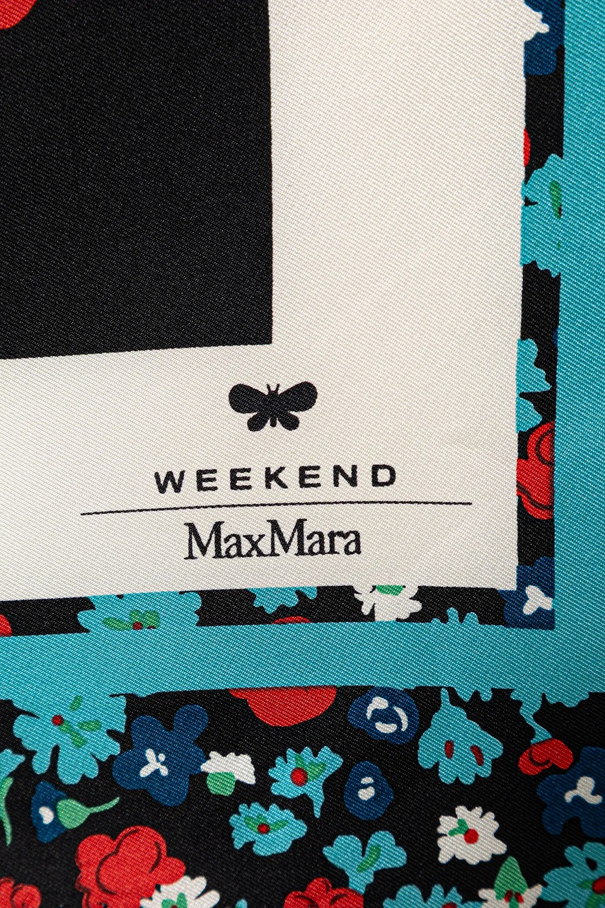 Hedvábný šátek Weekend Max Mara AONESTONEW (obrázek 3)