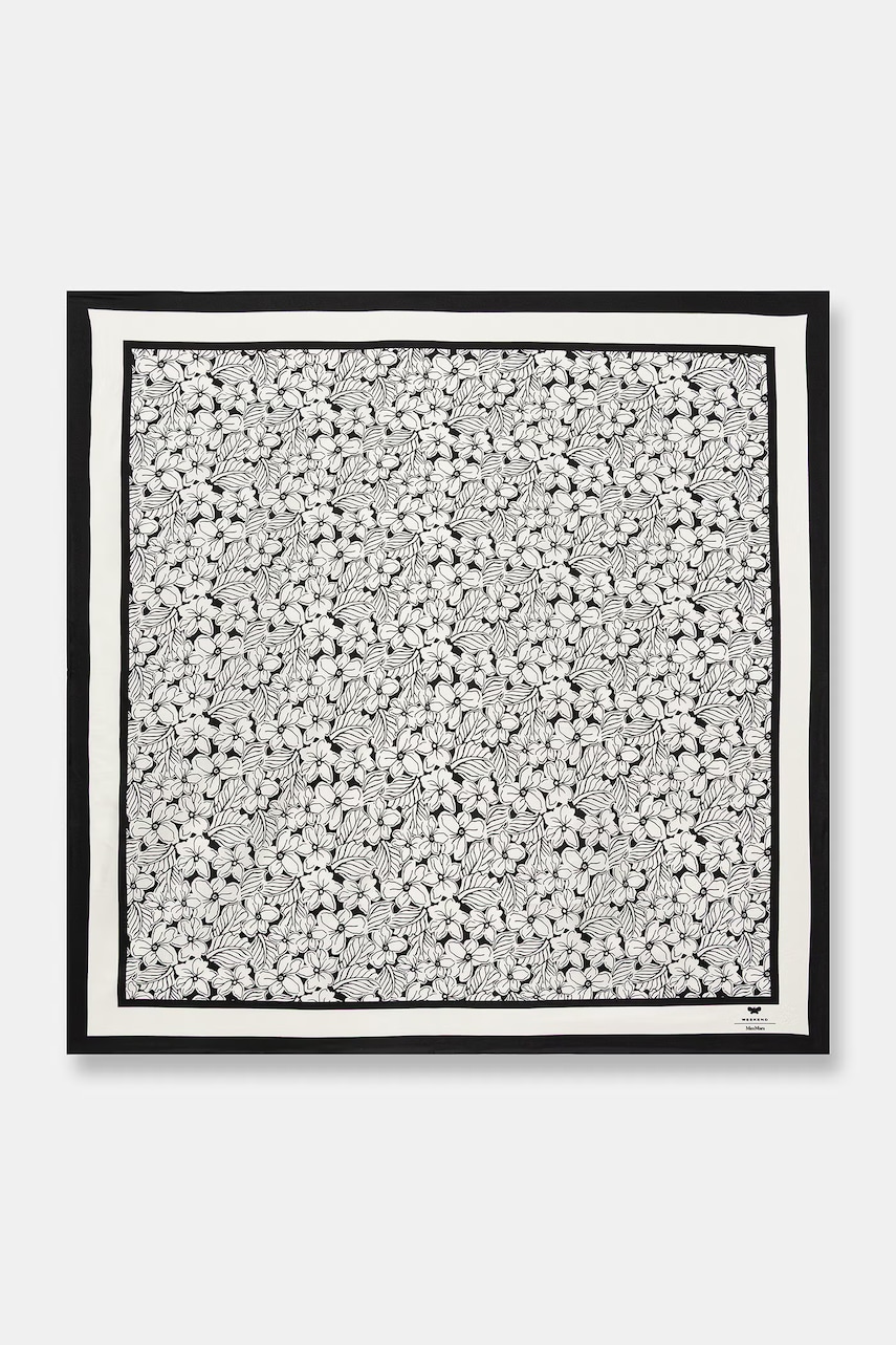 Weekend Max Mara eșarfă pentru femei, din mătase AONESTO