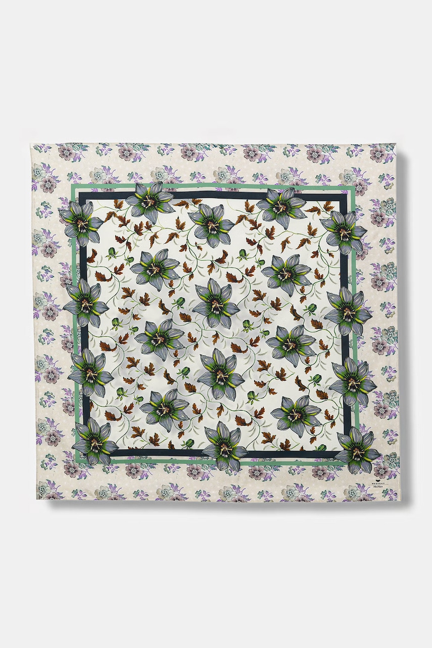 Weekend Max Mara eșarfă pentru femei, din mătase AONESTONEW