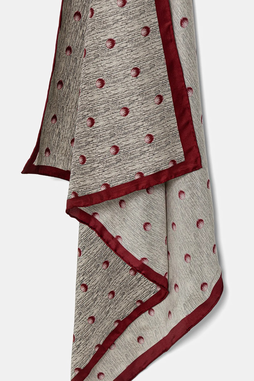 Hedvábný šátek MM by Max Mara UGUALE (obrázek 3)