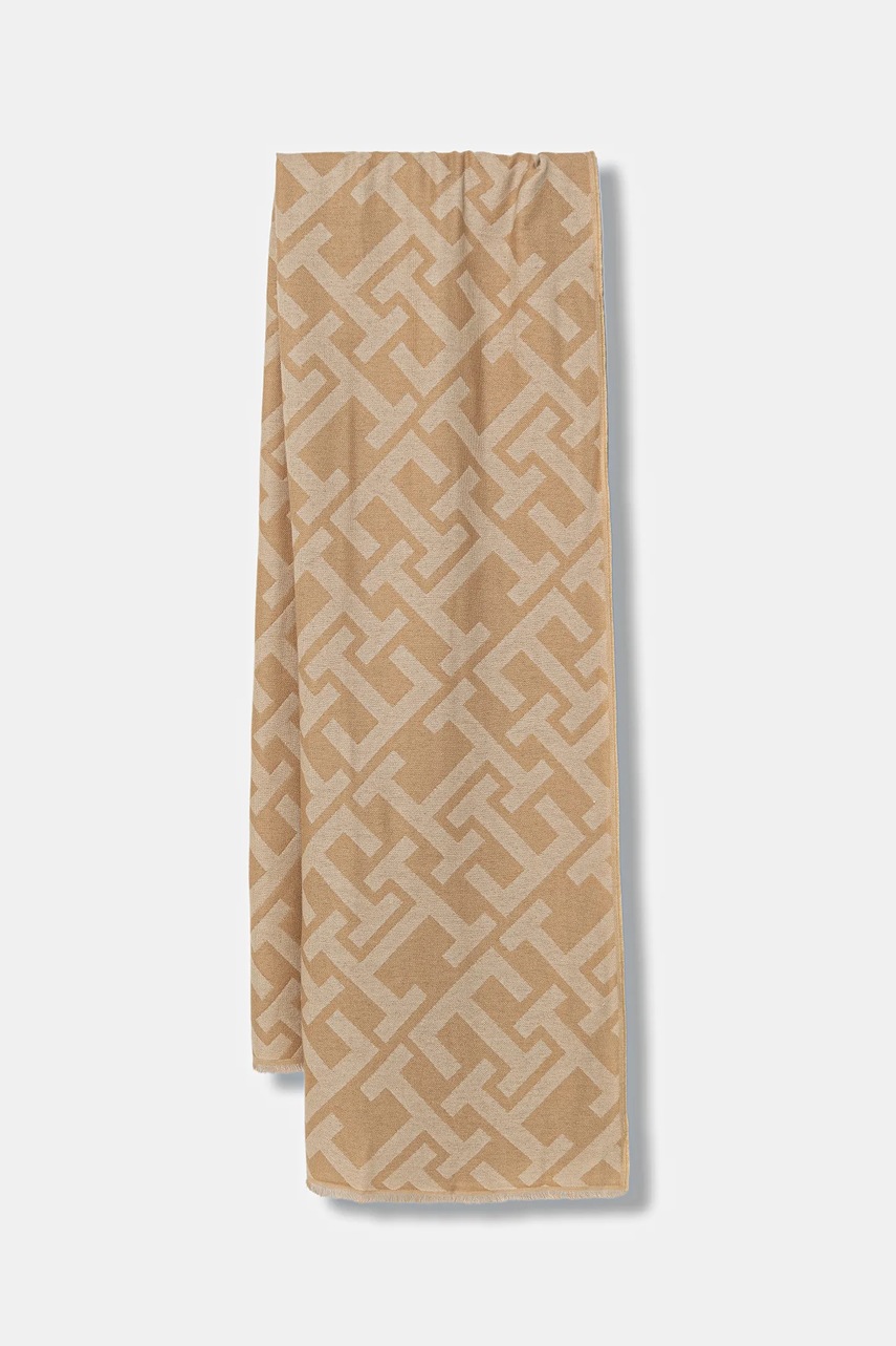 Levně Šála s přídavkem vlny Tommy Hilfiger