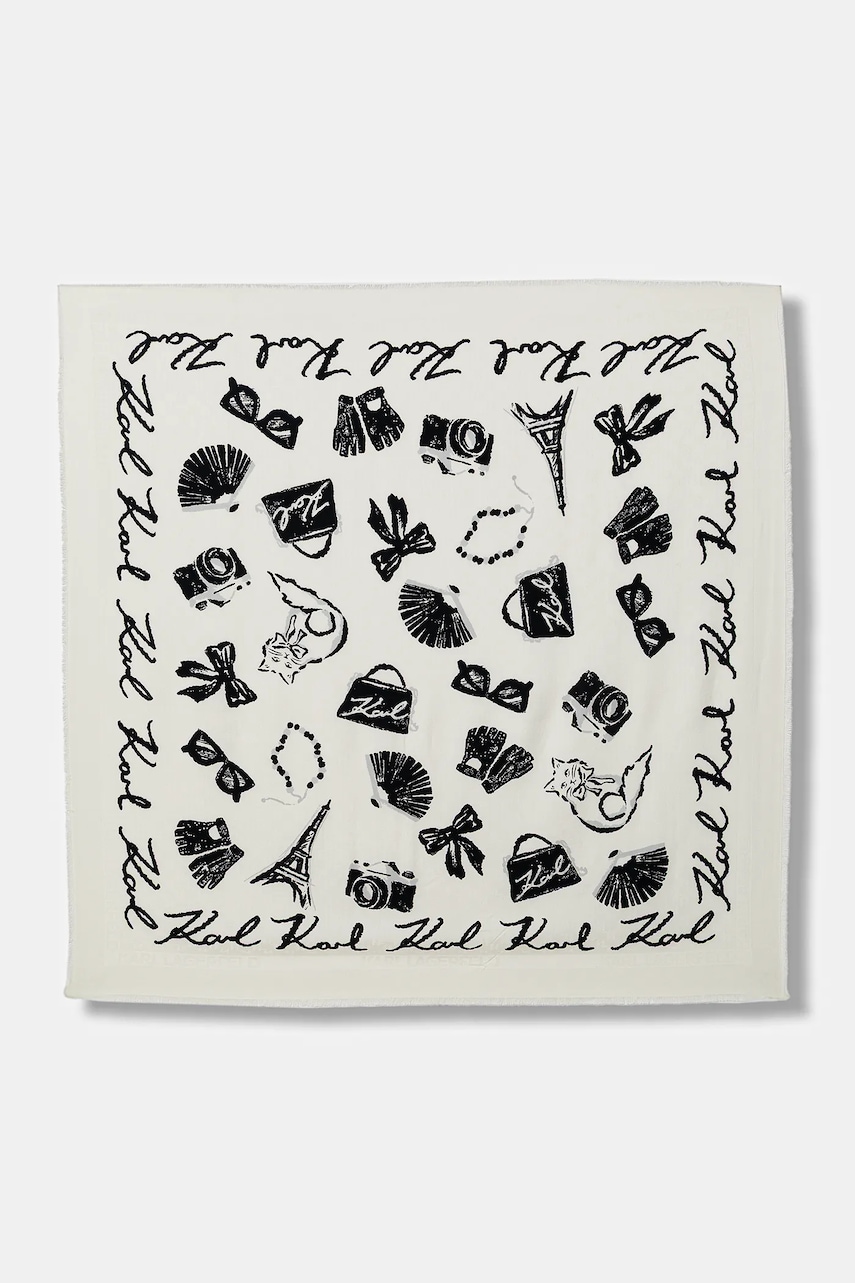 Karl Lagerfeld eșarfă K/MONOGRAM