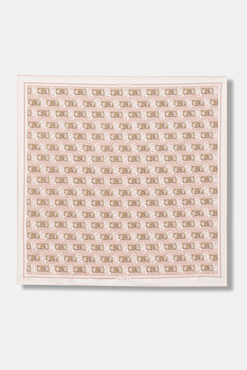 Guess eșarfă de mătase KARNILLA