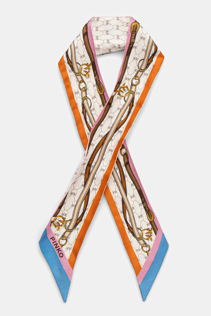 Levně Šátek s přídavkem hedvábí Pinko