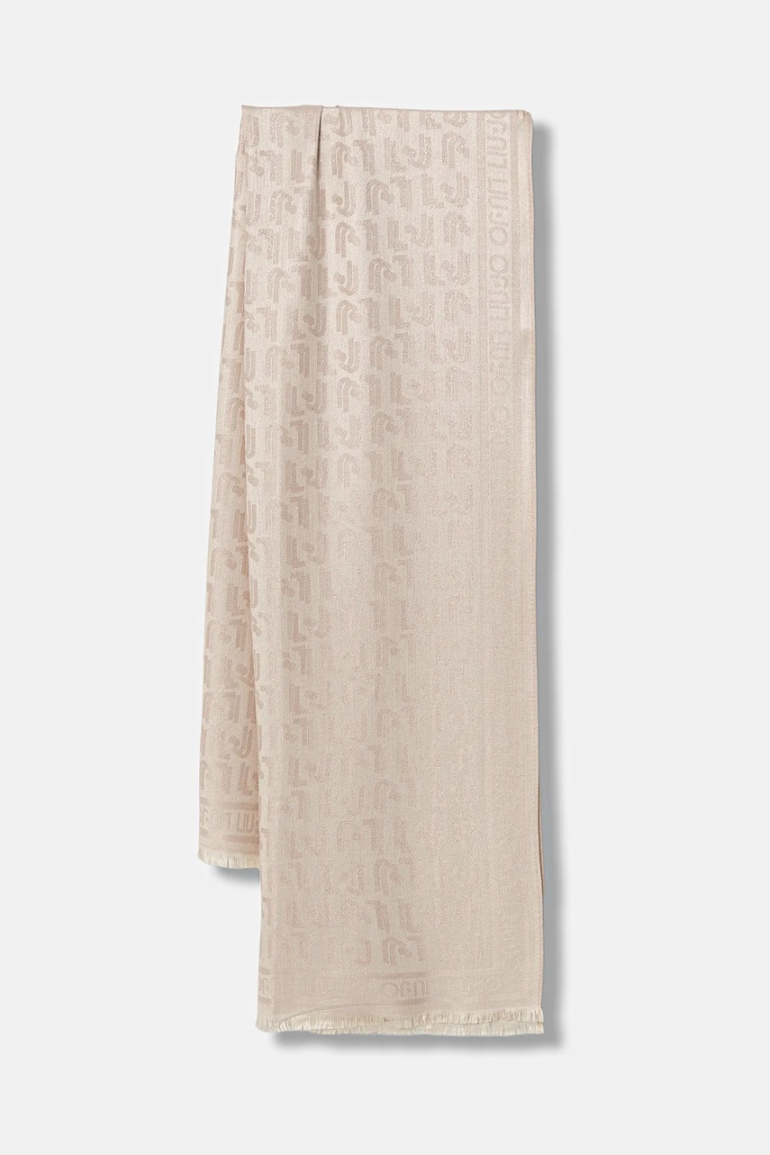 Levně Šála Liu Jo dámská, růžová barva, vzorovaná, 2A6015 T0300