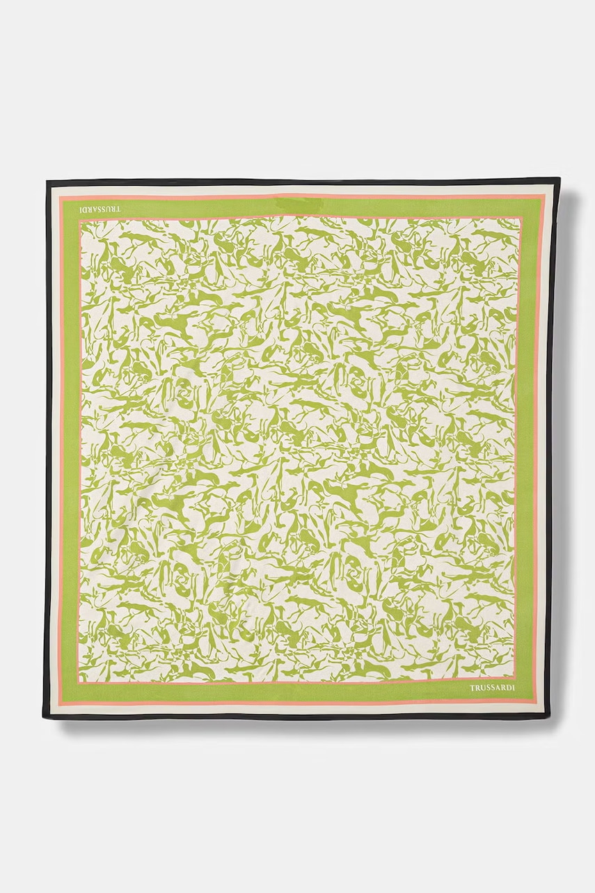 Trussardi eșarfă de mătase