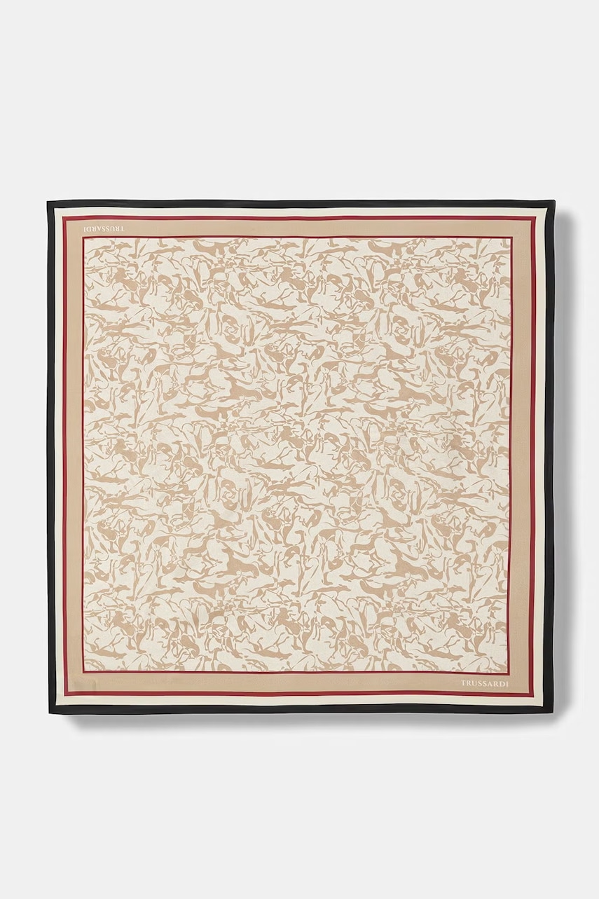 Trussardi eșarfă de mătase