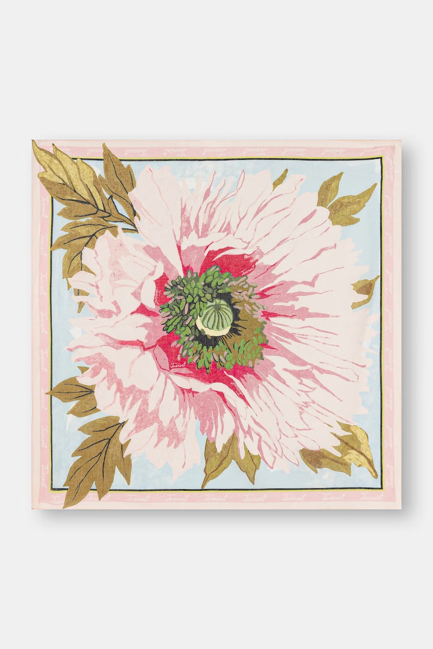 Twinset eșarfă pentru femei, cu amestec de in