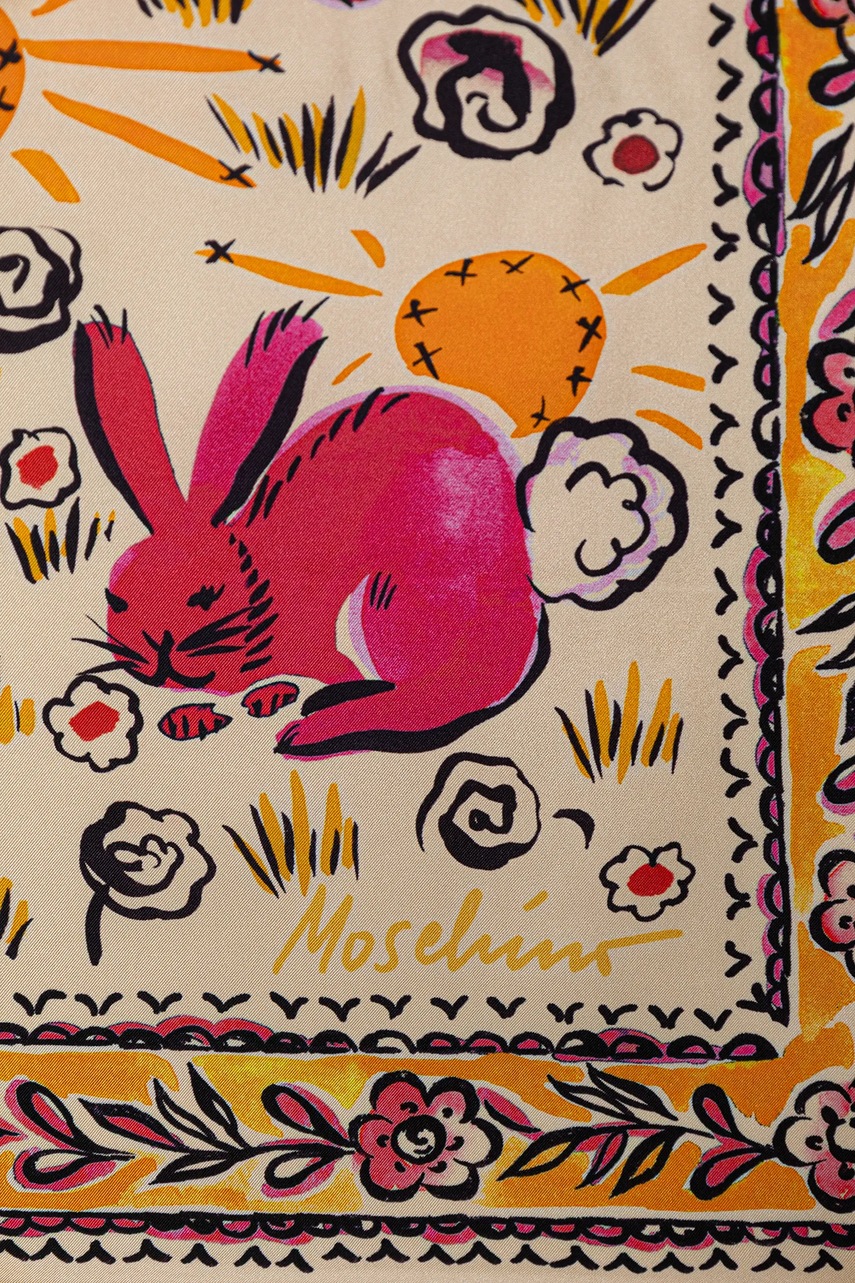 Hedvábný šátek Moschino (obrázek 3)