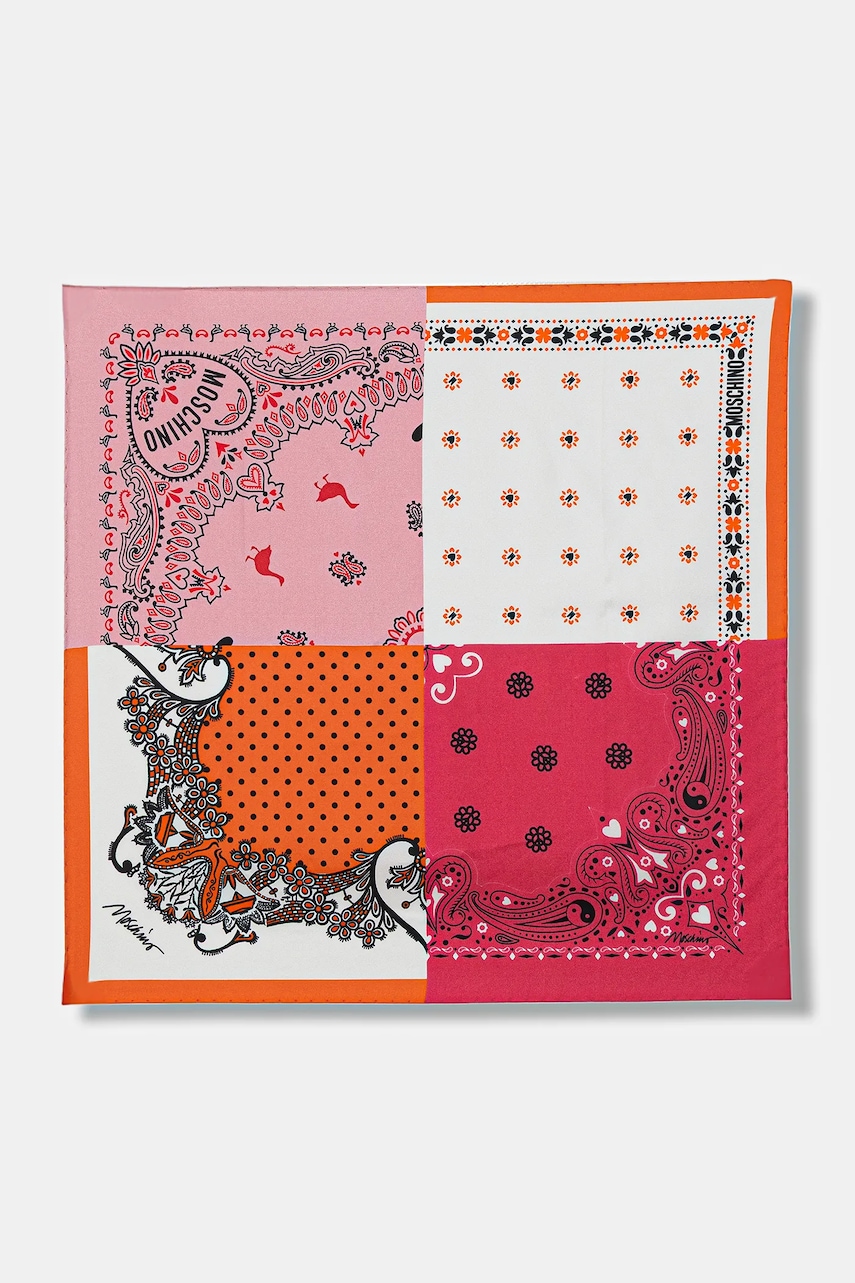 Moschino eșarfă de mătase