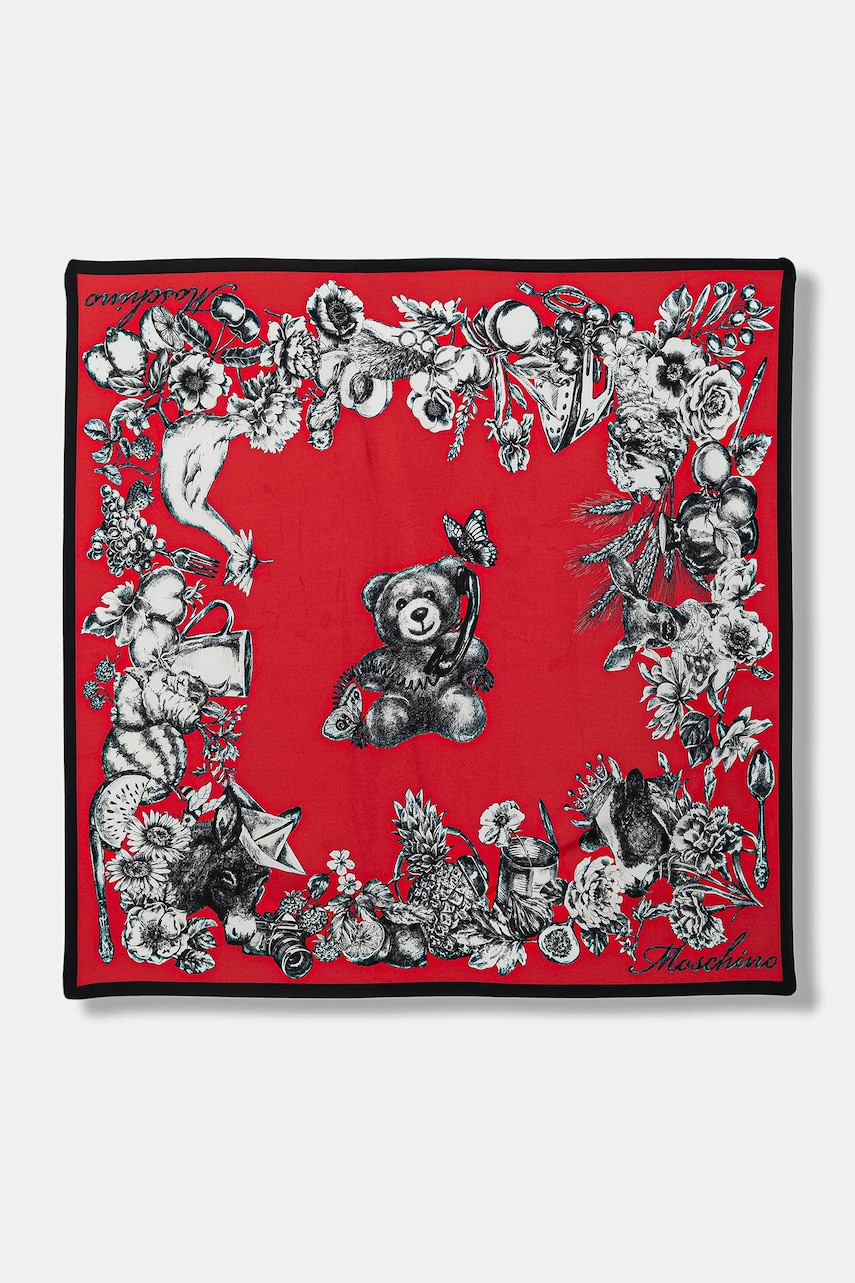 Moschino eșarfă de mătase