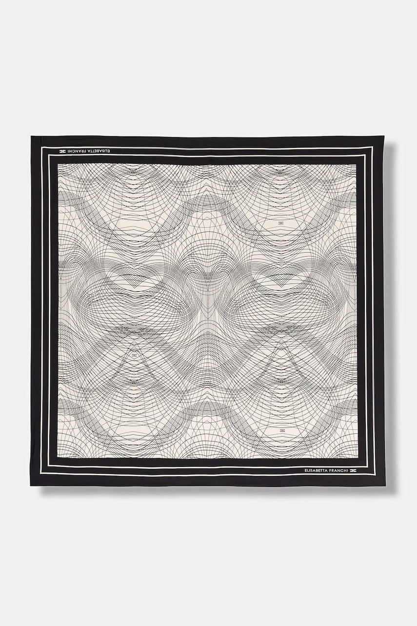 Elisabetta Franchi eșarfă de damă din mătase