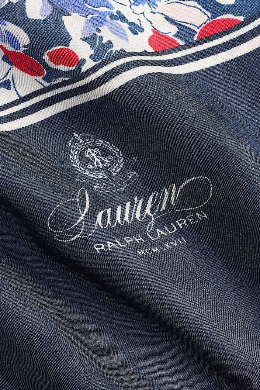 Lauren Ralph Lauren šál dámsky hodvábny