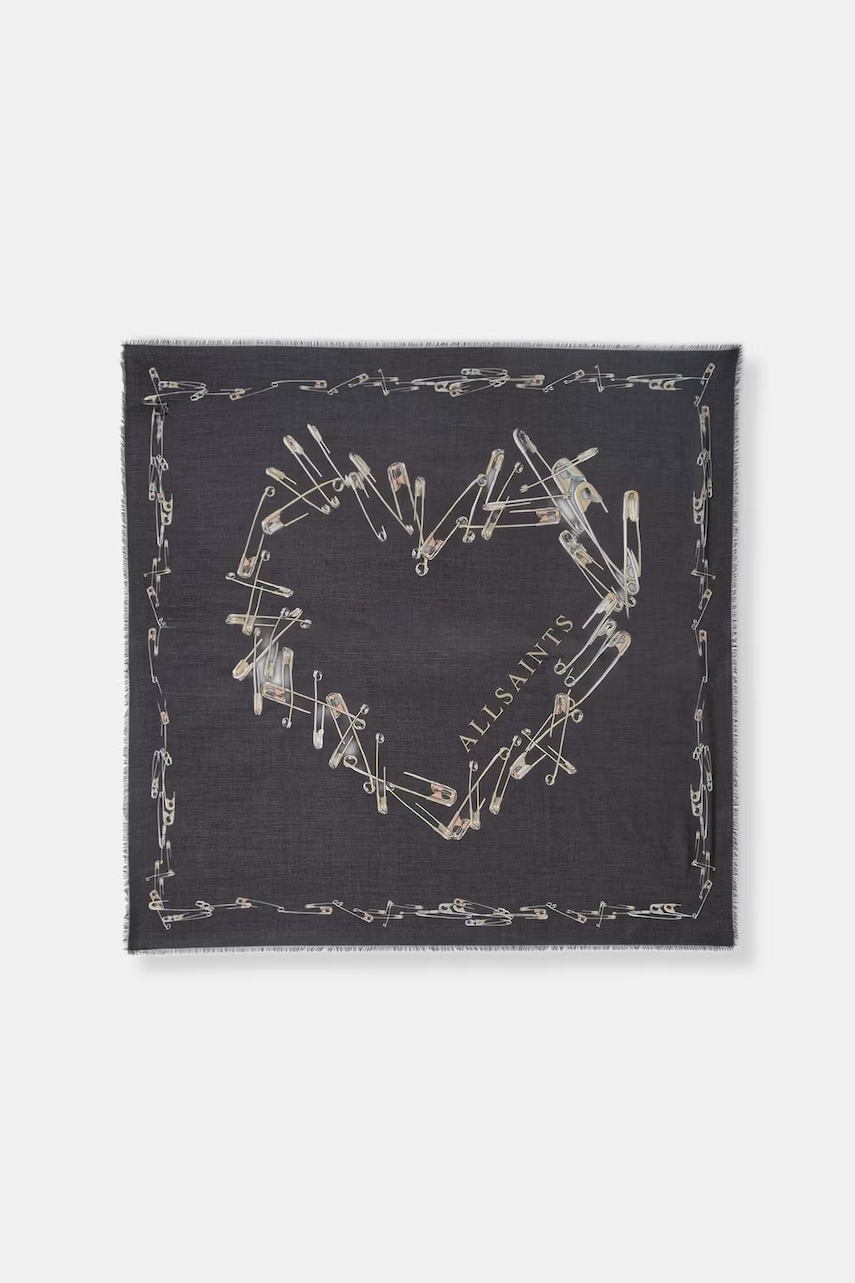 AllSaints eșarfă pentru femei, cu modal