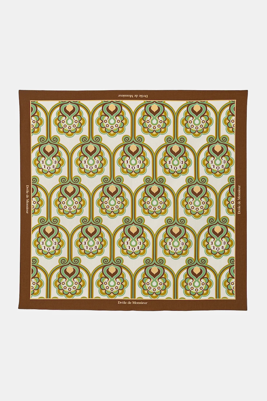 Drôle de Monsieur eșarfă din bumbac Foulard Tapisserie Florale