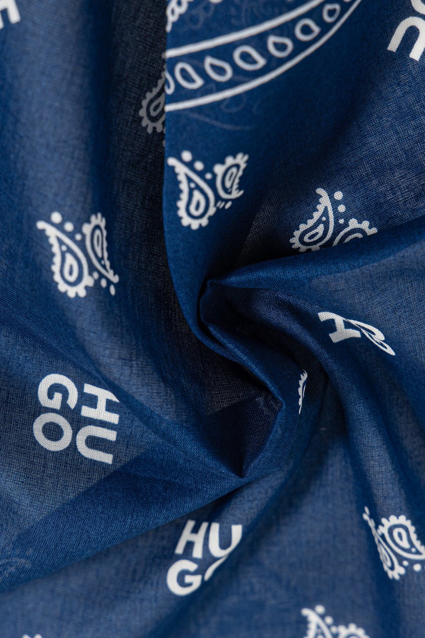 HUGO τετράγωνο μαντήλι ανδρικό βαμβακερό 2Bandana_pack_M φωτογραφία
