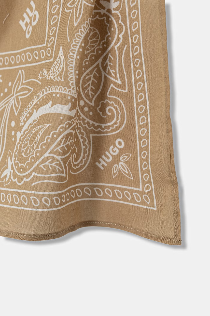 HUGO τετράγωνο μαντήλι ανδρικό βαμβακερό 2Bandana_pack_M φωτογραφία