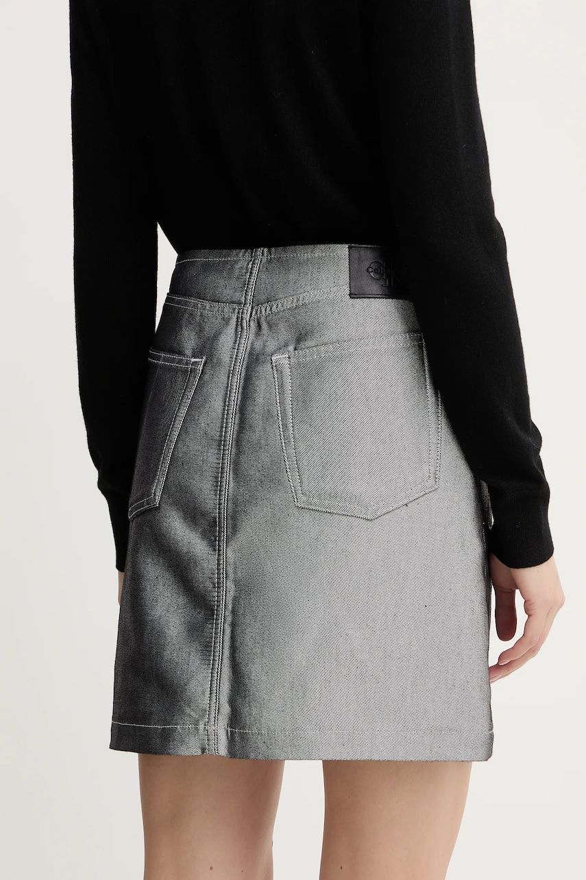 Rifľová sukňa Calvin Klein Jeans