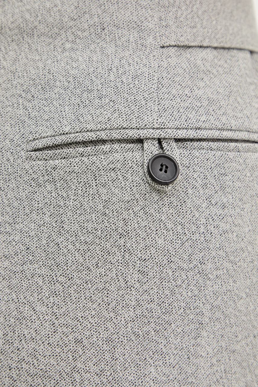 Sukně s příměsí vlny BOSS Vakava (obrázek 4)