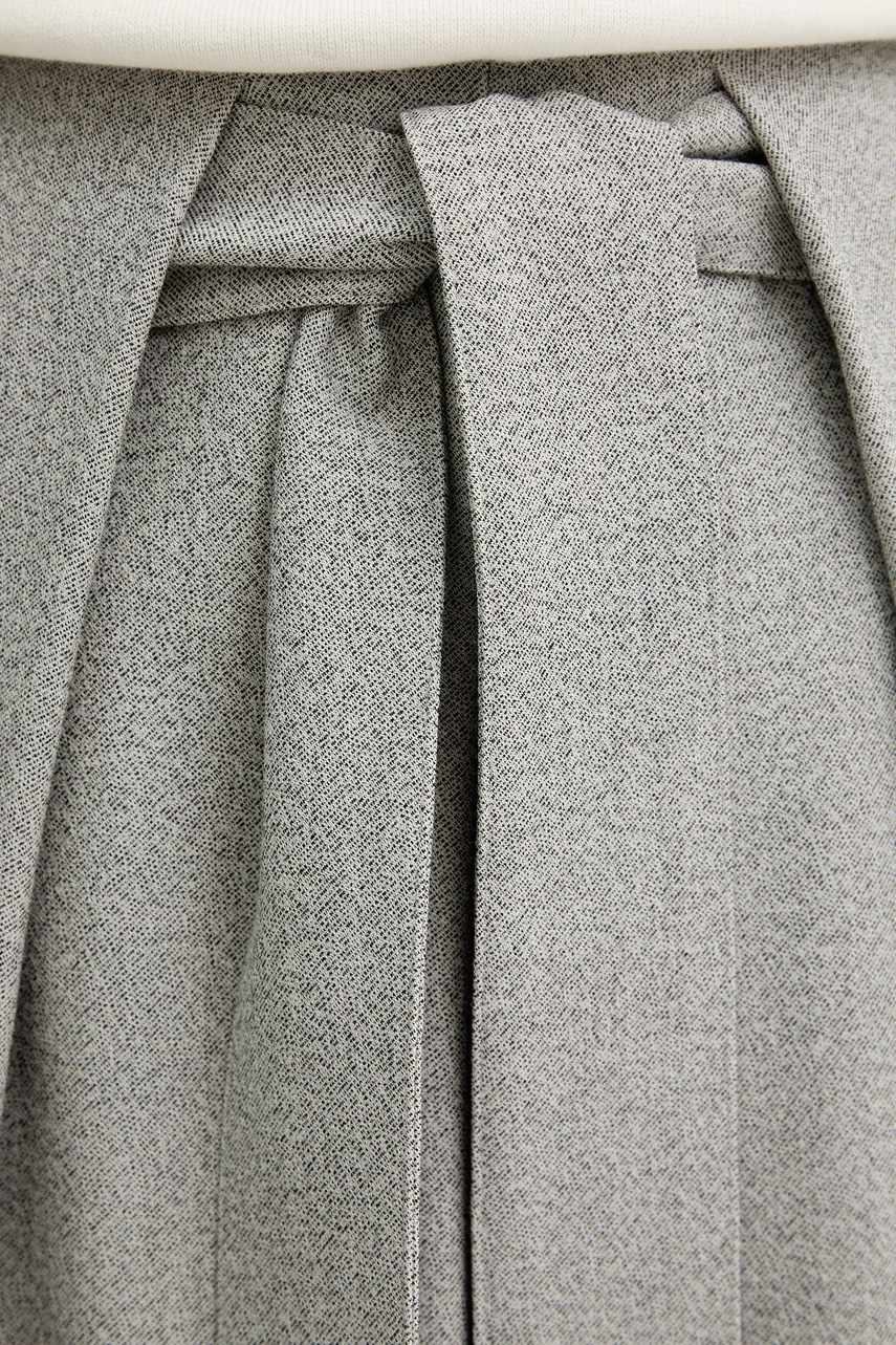 Sukně s příměsí vlny BOSS Vakava (obrázek 5)