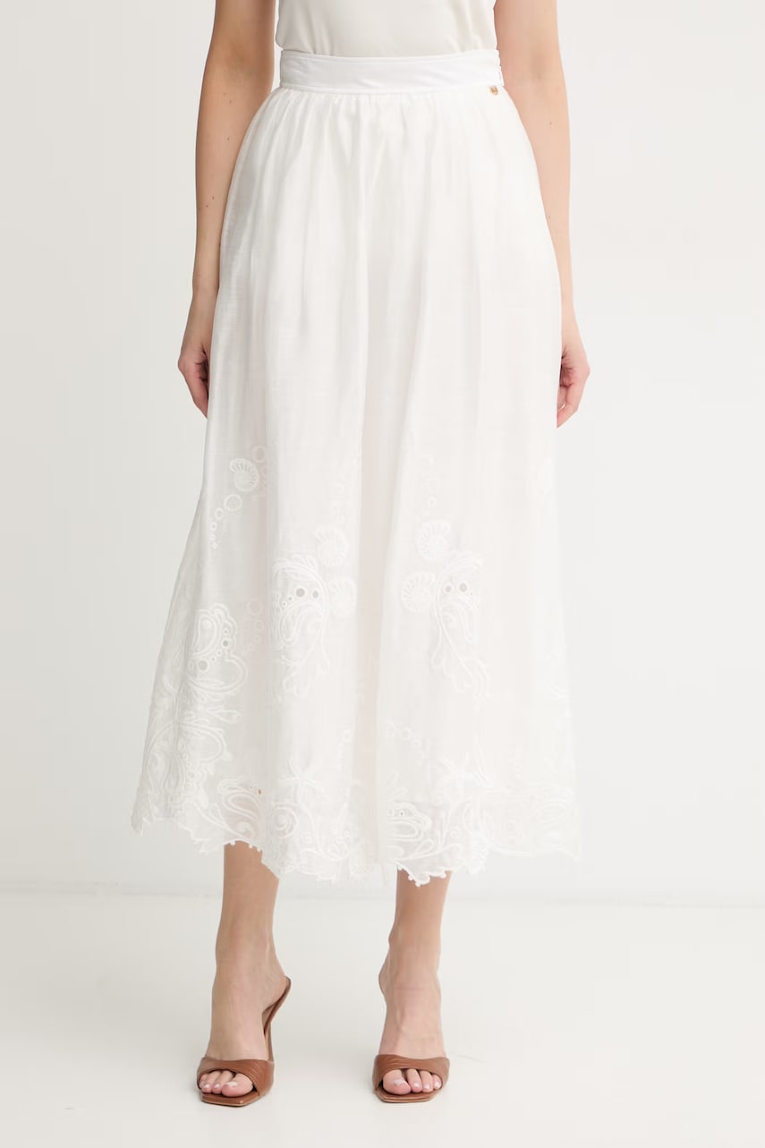 Marciano by Guess φούστα με πρόσμιξη λινού S - GRACIE
