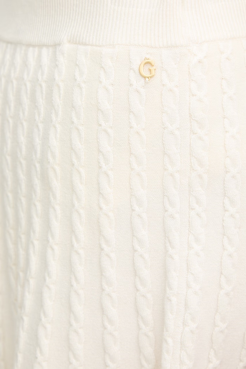 Sukně s příměsí vlny Guess HANNA (obrázek 4)