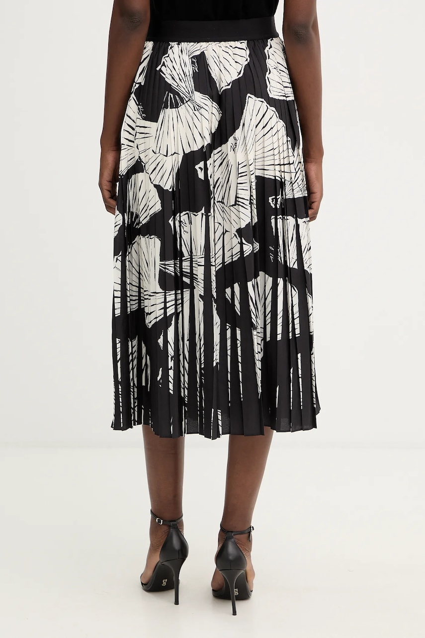 Sukňa Karl Lagerfeld COMMERCIAL PLEATED