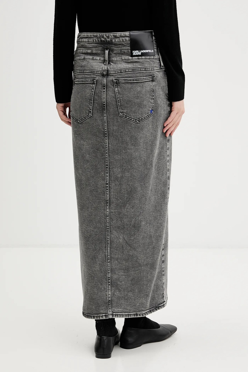 Rifľová sukňa Karl Lagerfeld Jeans