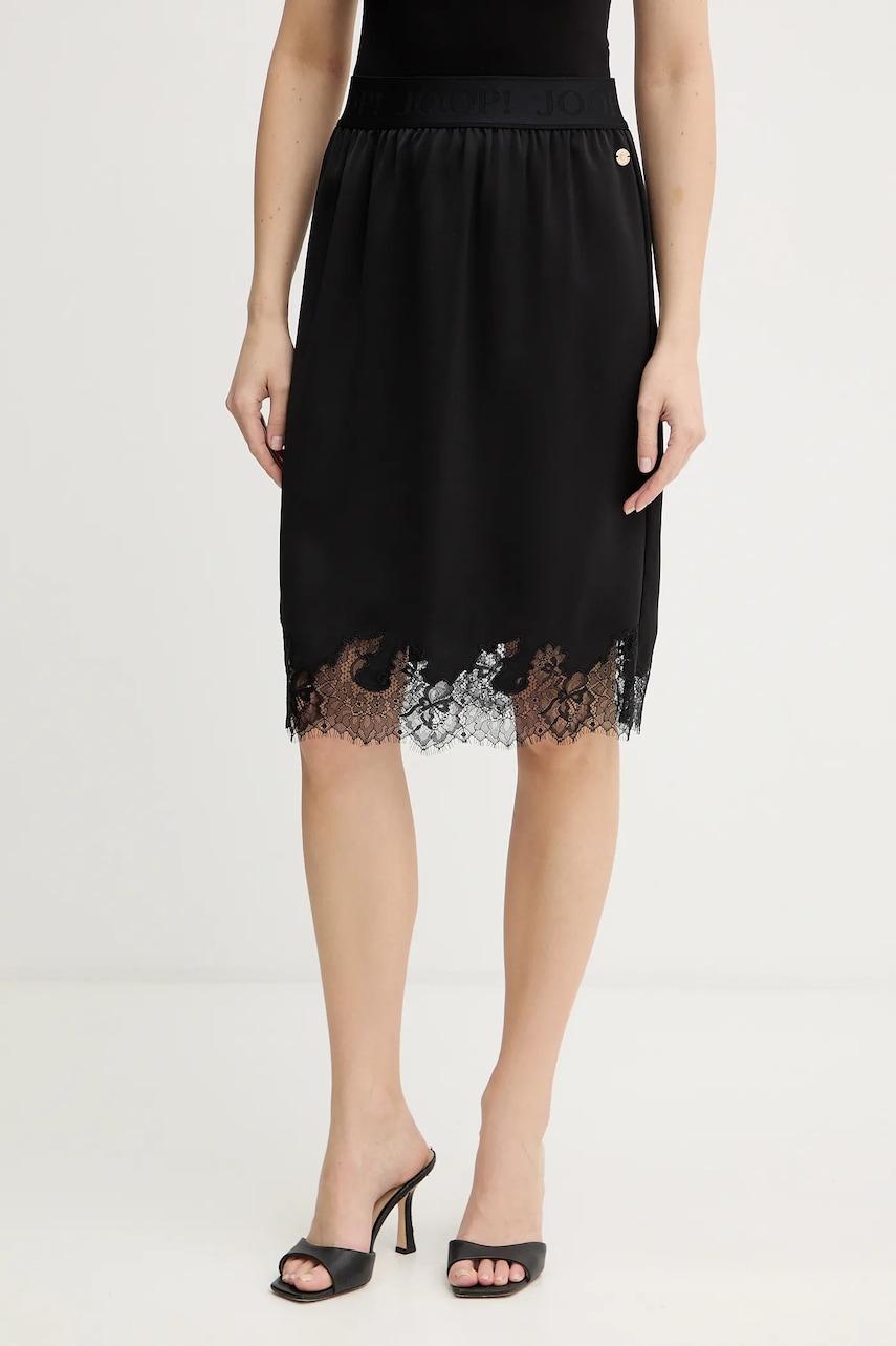 Joop! fustă culoarea negru, mini, drept, 30100113