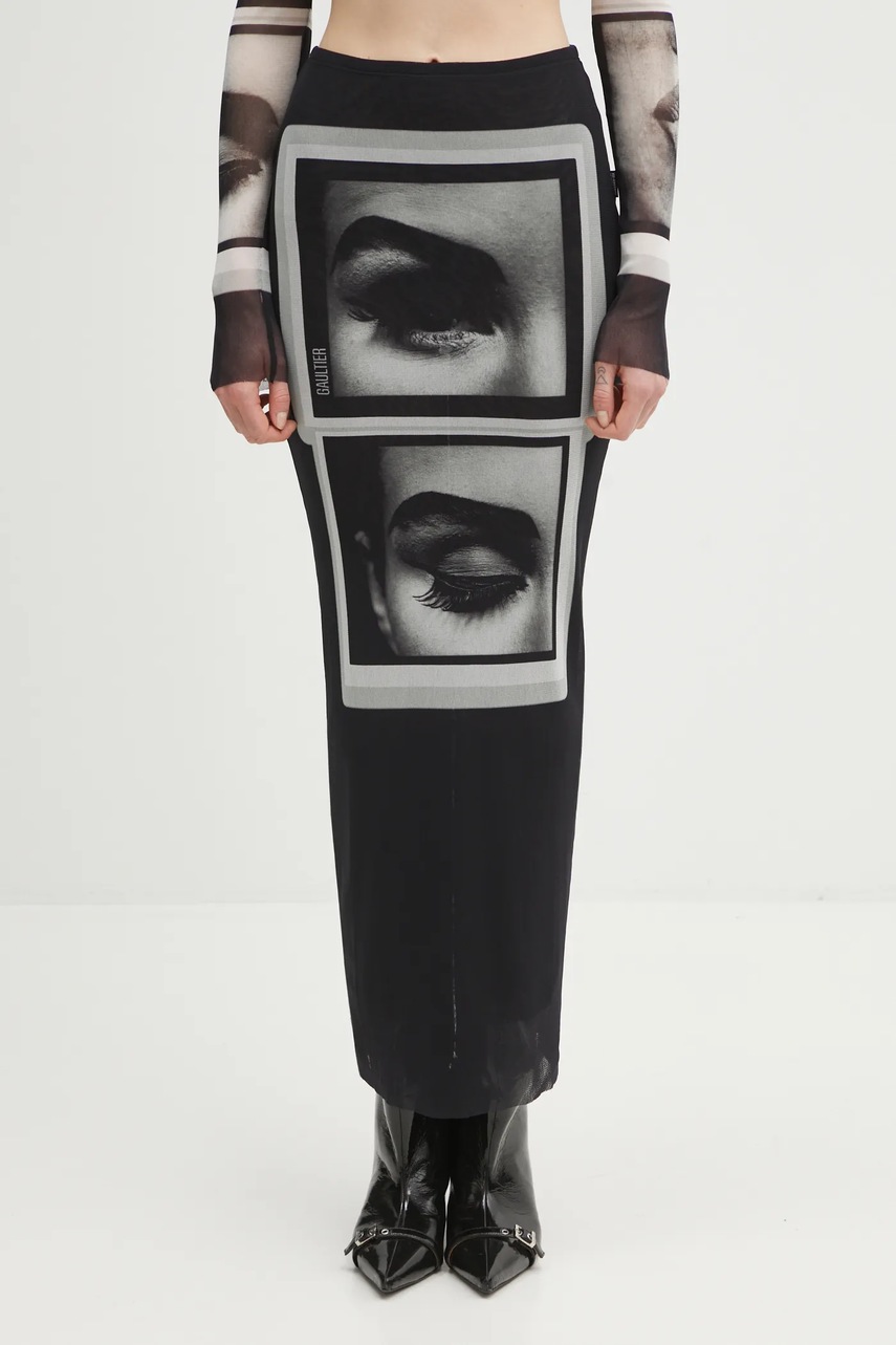 Jean Paul GAULTIER fustă Eyes and Lips