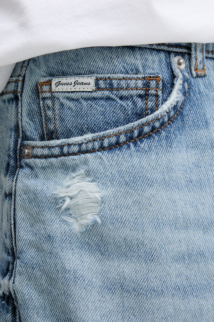 Guess Jeans rifľová sukňa