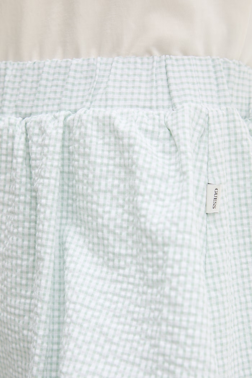 Guess Jeans balónová sukňa bavlnená s elastanom