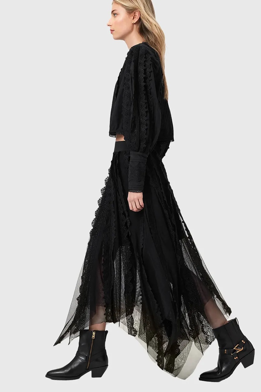 Sukně AllSaints VASHTIE (obrázek 4)