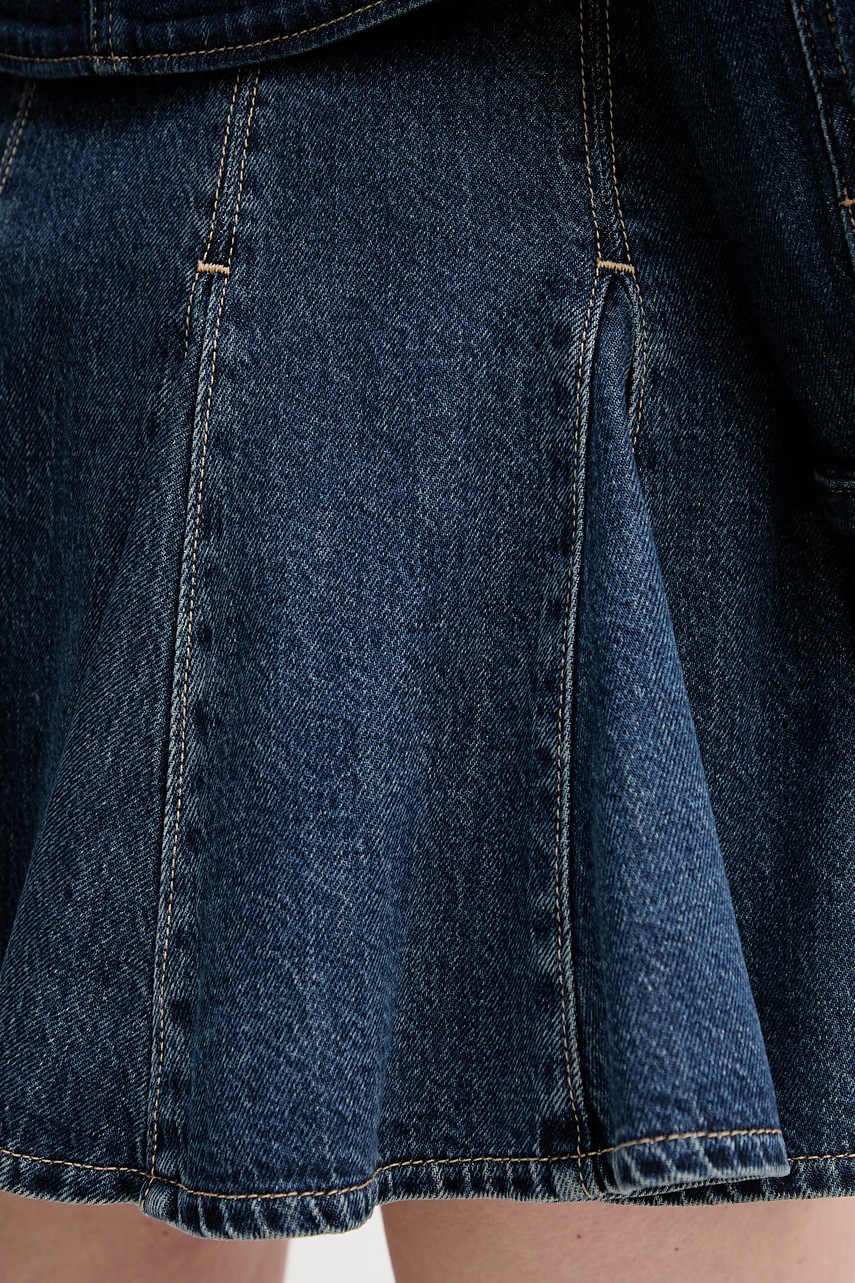 Džínová sukně Levi's GODET MINI (obrázek 4)