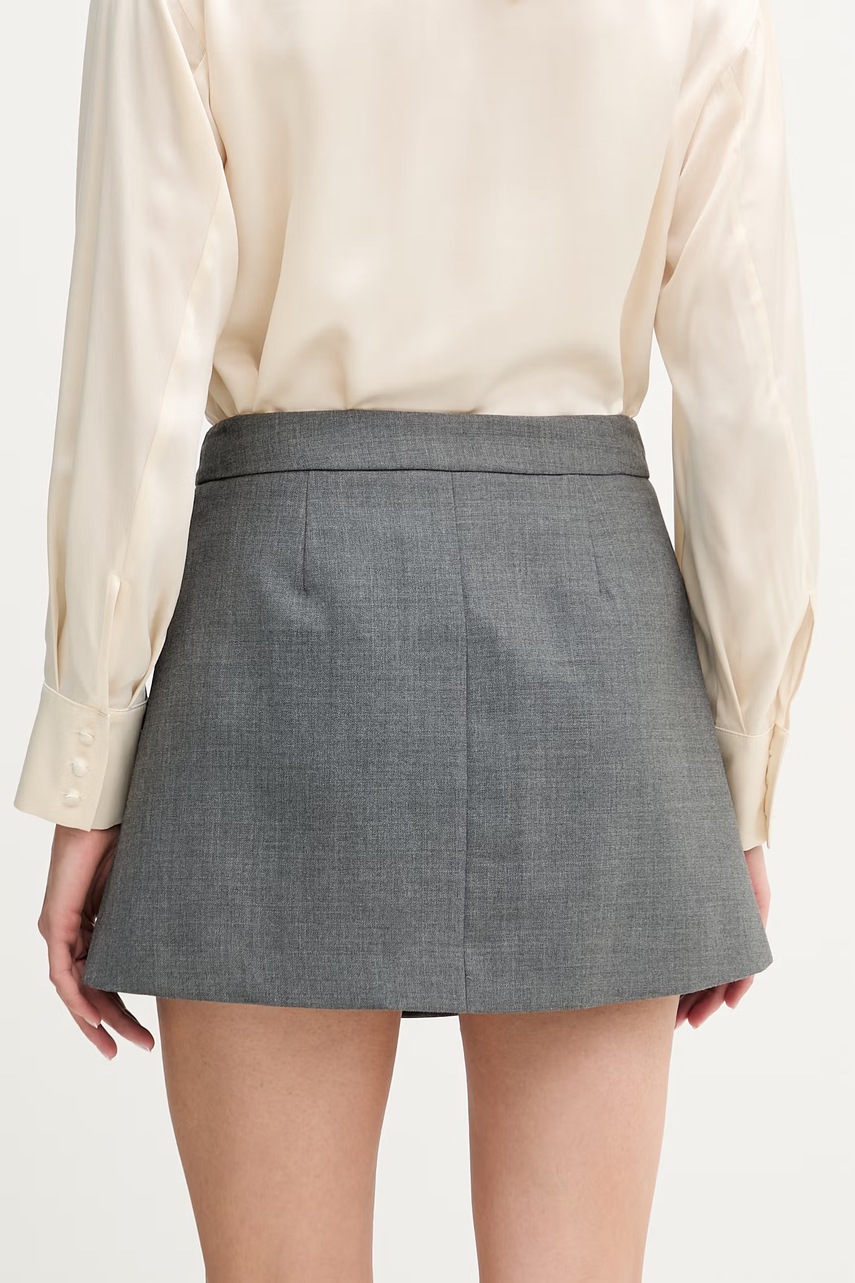 Sukně s příměsí vlny MAX&amp;Co. MCOPRUGNA (obrázek 3)