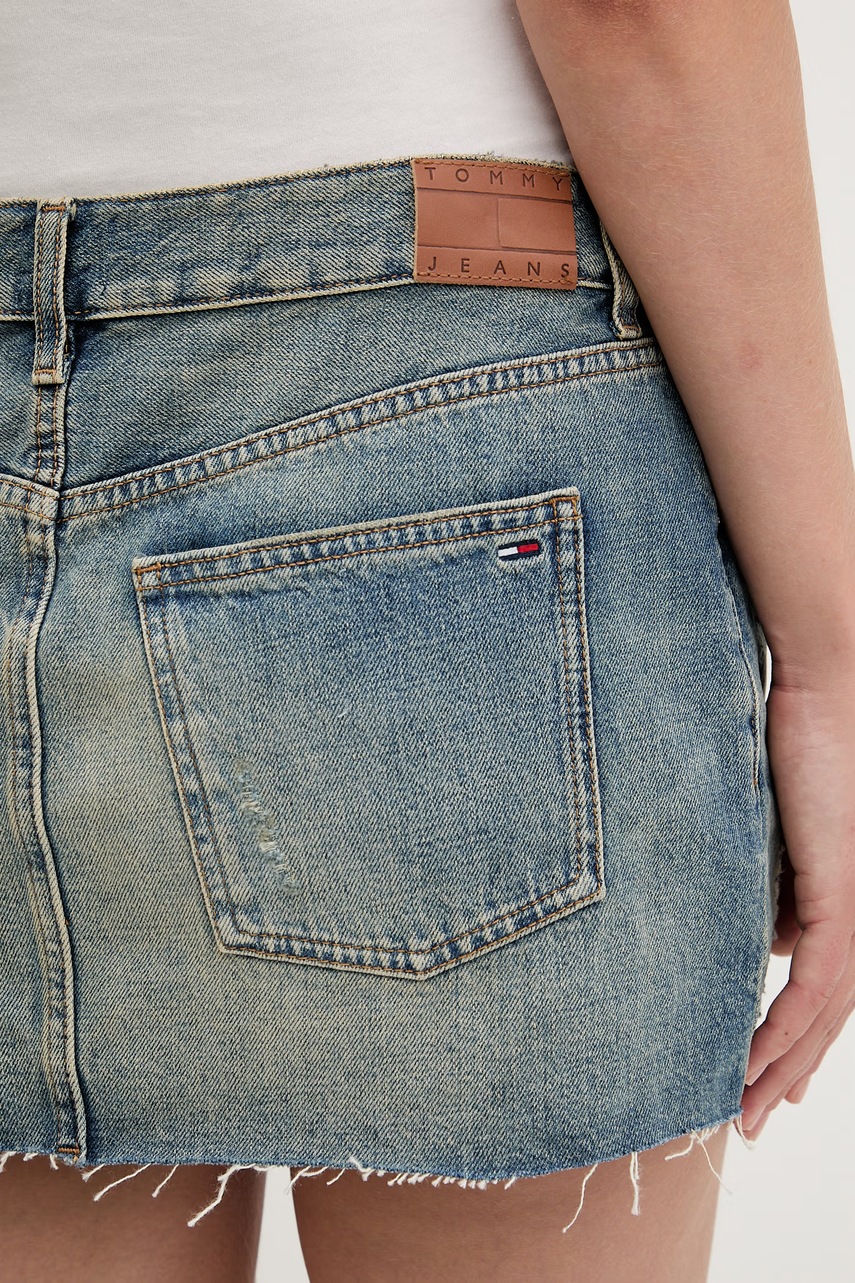 Tommy Jeans sukňa rifľová