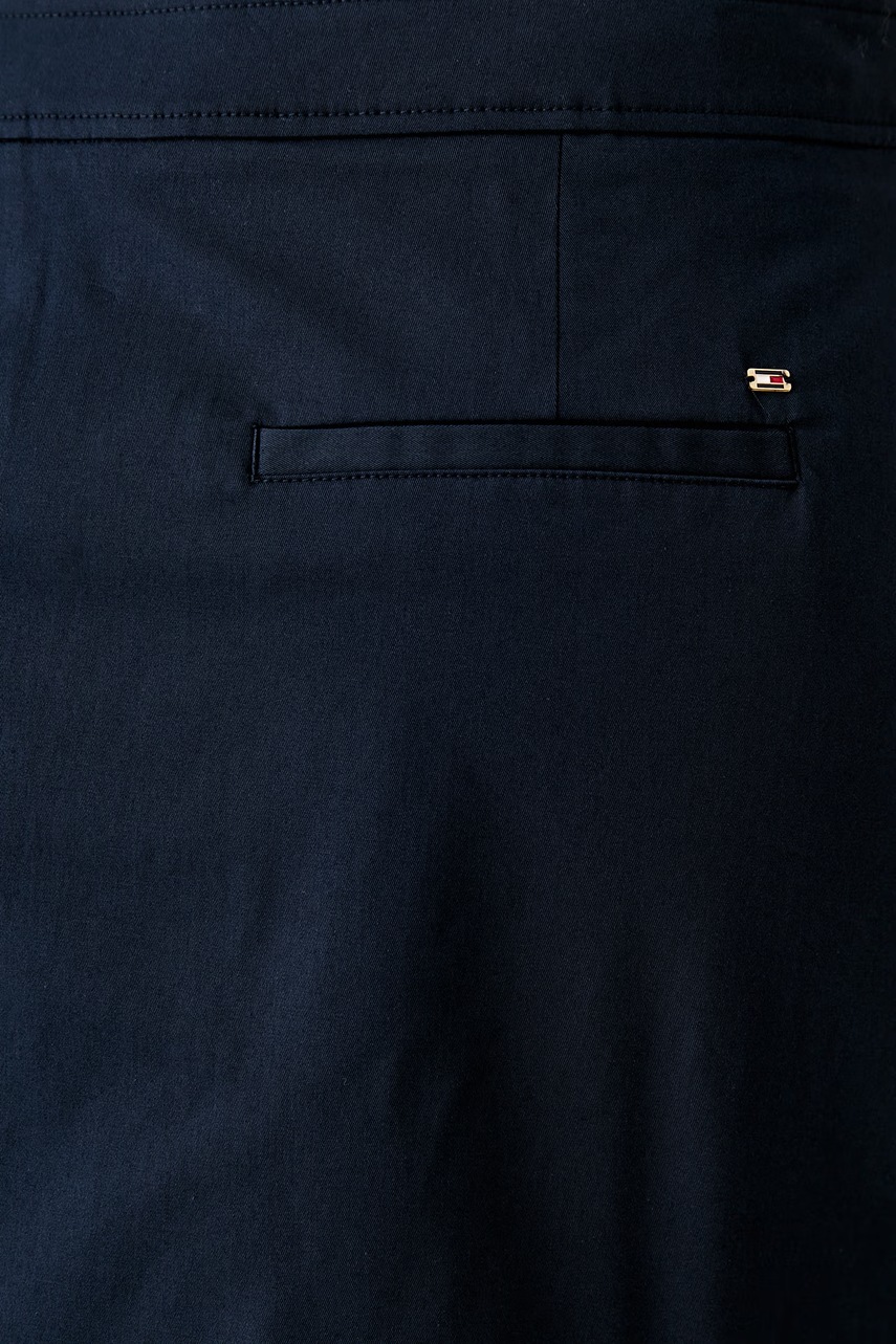 Tommy Hilfiger sukňa s bavlnou